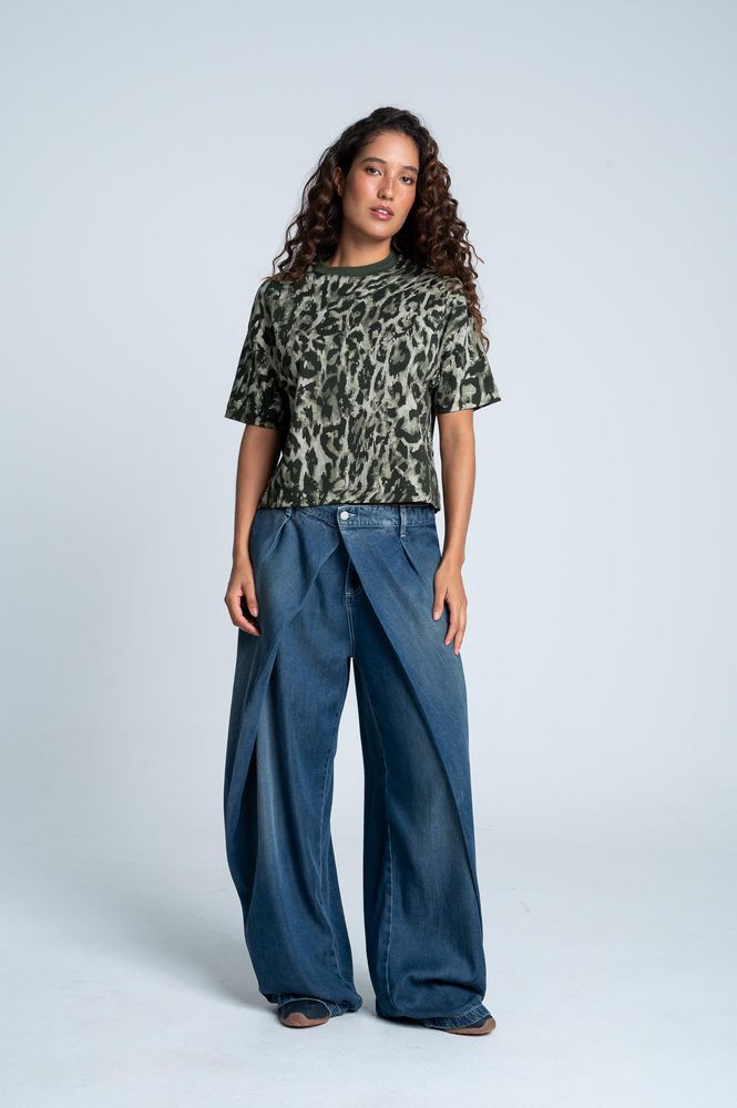 Camiseta Full Estampada Oversize PEOPLE
