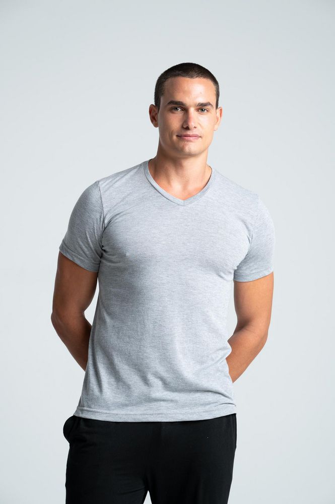 Camiseta Cuello en V  Clásica BRONZINI