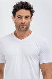 Camiseta Cuello en V  Clásica BRONZINI