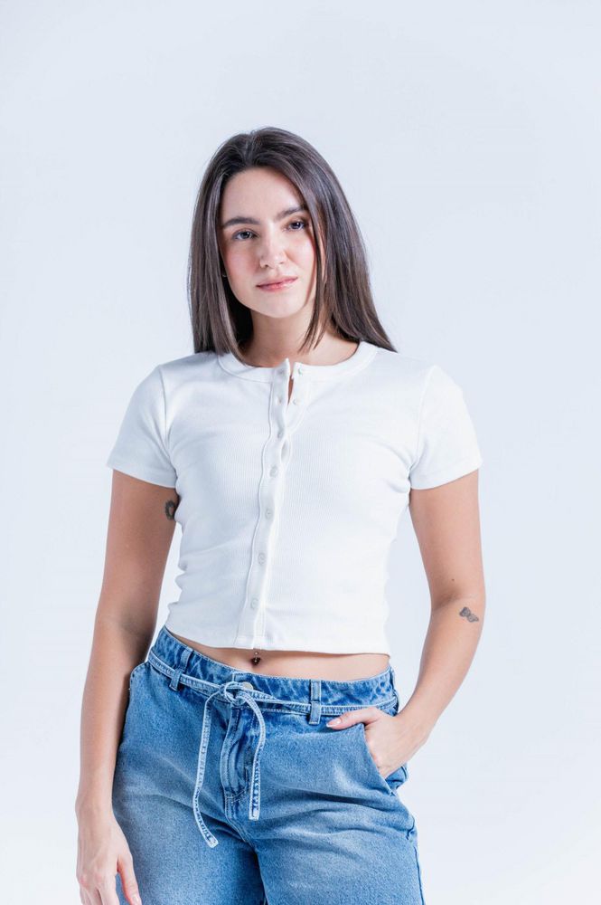 Camiseta Manga Corta Ajustada PEOPLE