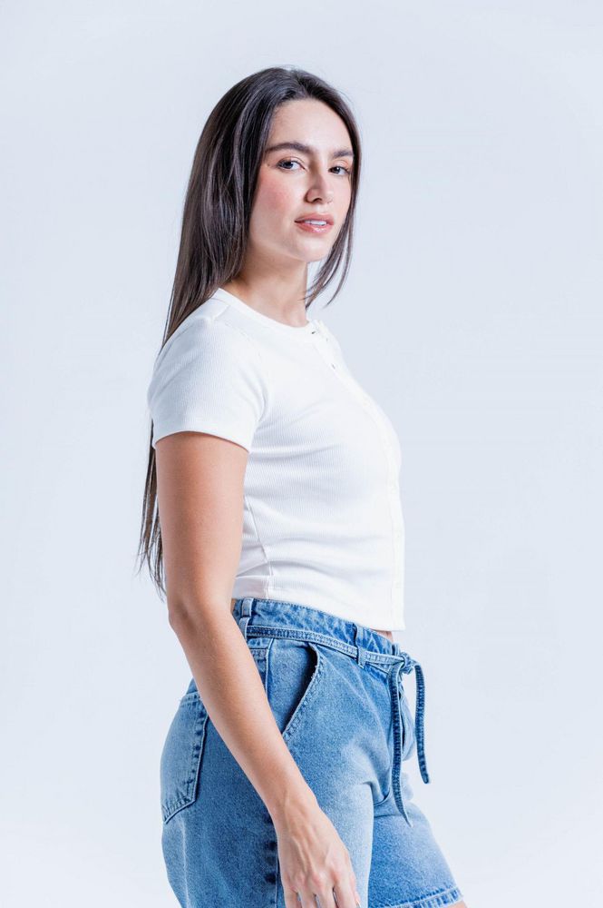 Camiseta Manga Corta Ajustada PEOPLE