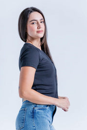 Camiseta Manga Corta Ajustada PEOPLE