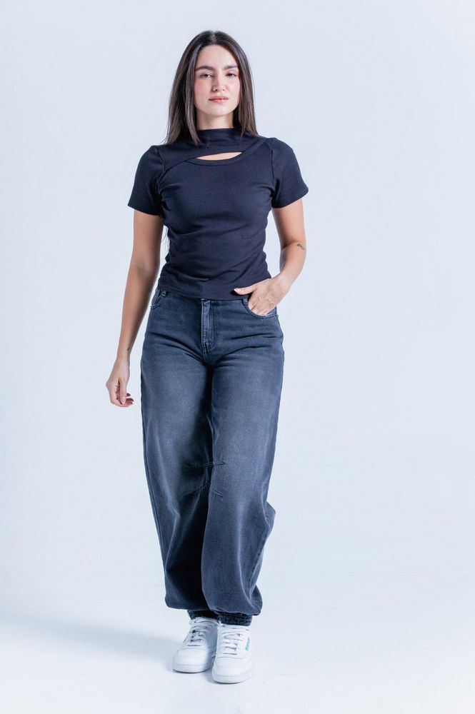 Camiseta Manga Corta Ajustada PEOPLE