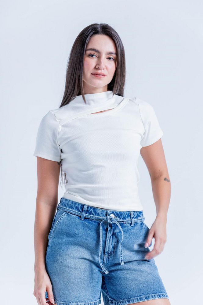 Camiseta Manga Corta Ajustada PEOPLE