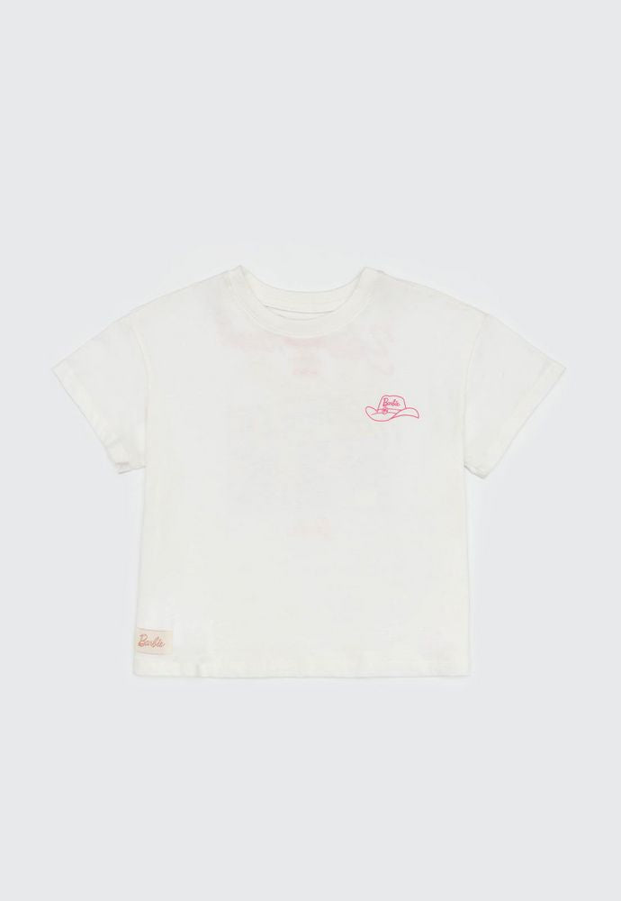 Camiseta Manga Corta Amplia People Barbie