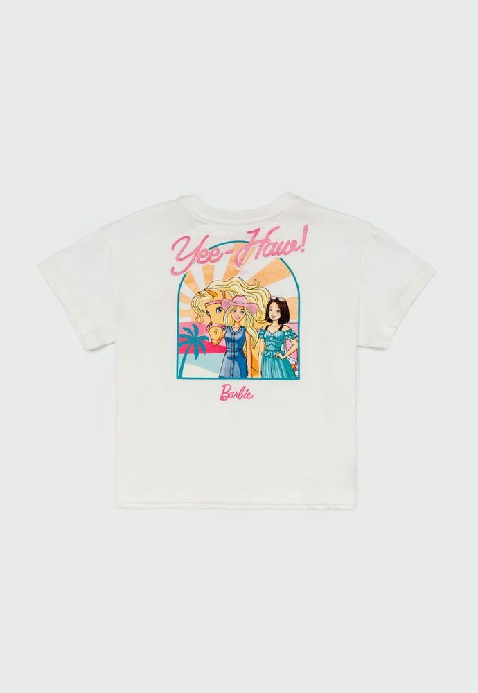 Camiseta Manga Corta Amplia People Barbie