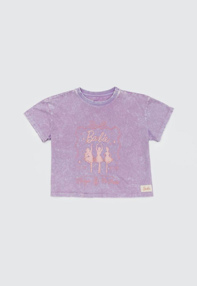 Camiseta Manga Corta Amplia People Barbie