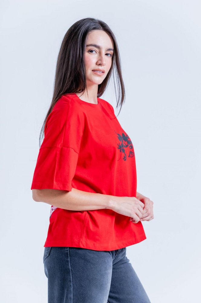 Camiseta Manga Corta Amplia People MICKEY  MOUSE