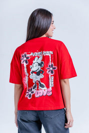 Camiseta Manga Corta Amplia People MICKEY  MOUSE