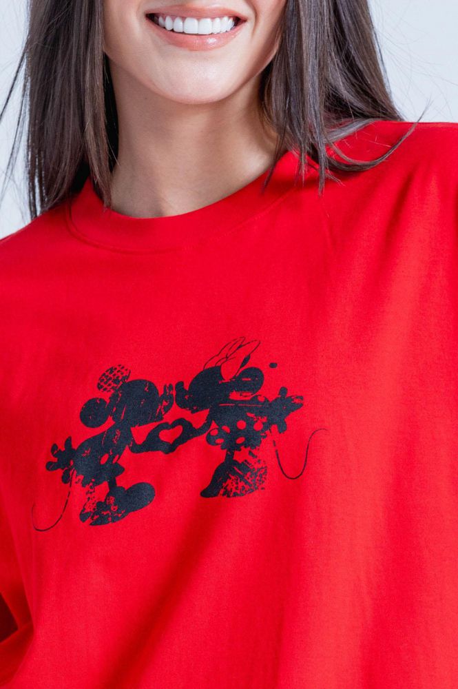 Camiseta Manga Corta Amplia People MICKEY  MOUSE