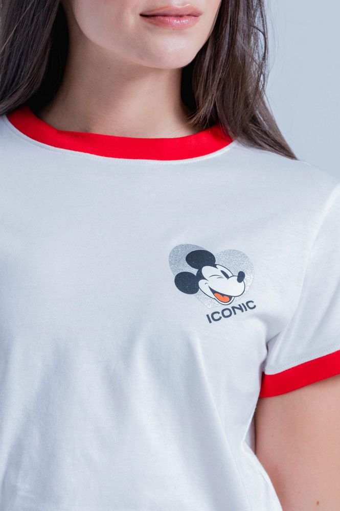 Camiseta Manga Corta Amplia People MICKEY  MOUSE