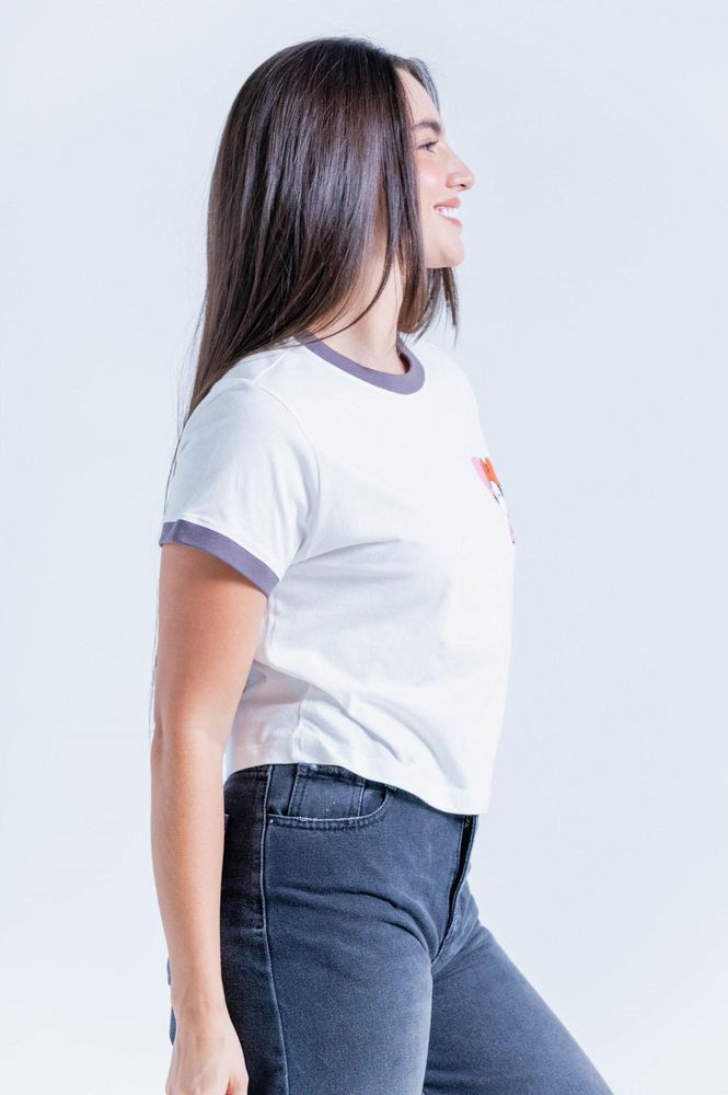 Camiseta Manga Corta Amplia People MICKEY  MOUSE