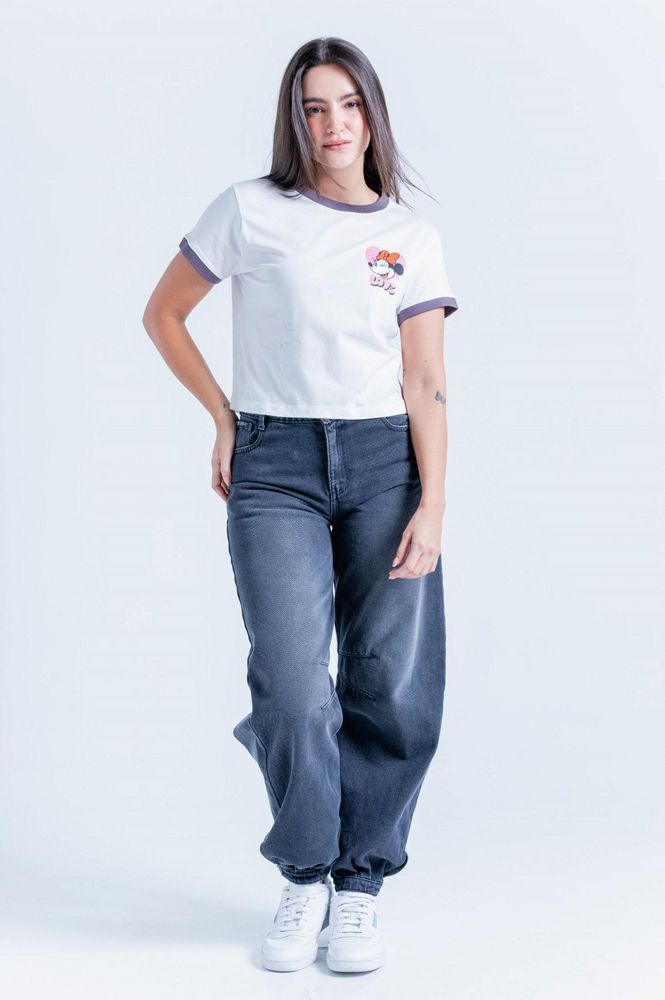 Camiseta Manga Corta Amplia People MICKEY  MOUSE
