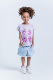 Camiseta Manga Corta Amplia People Stitch