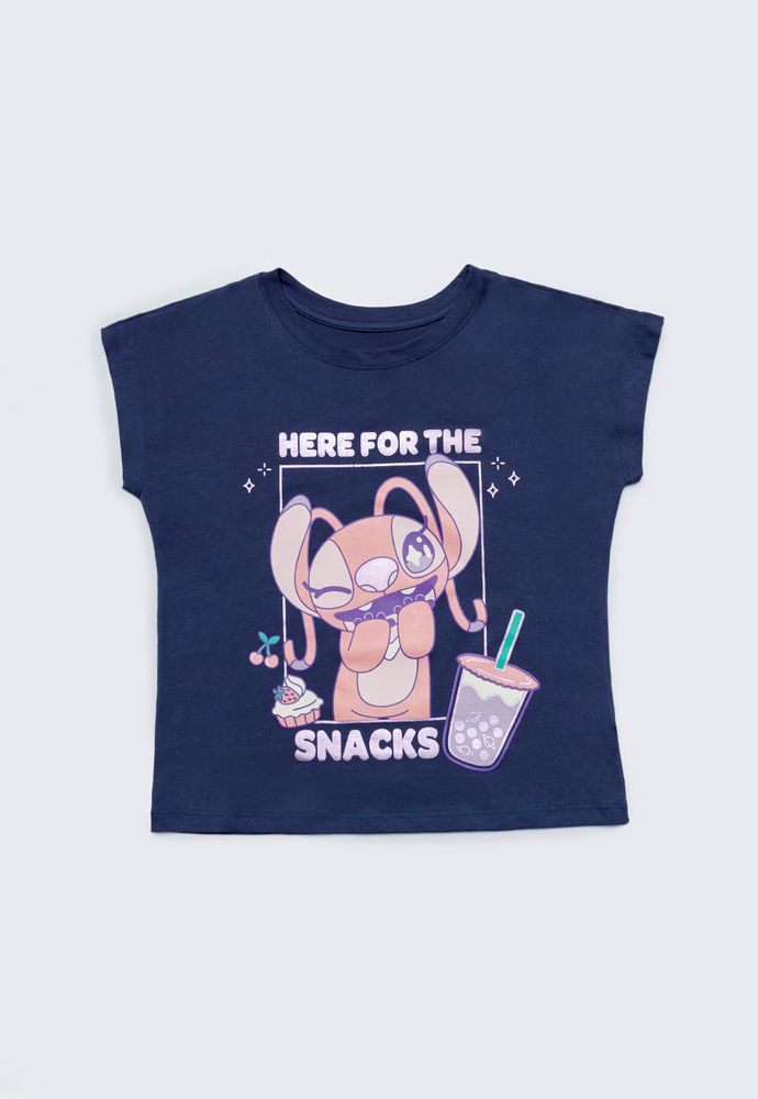 Camiseta Manga Corta Amplia People Stitch