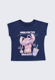Camiseta Manga Corta Amplia People Stitch