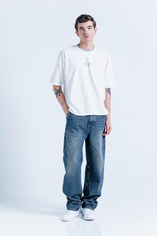 Camiseta Manga Corta Boxy fit PEOPLE