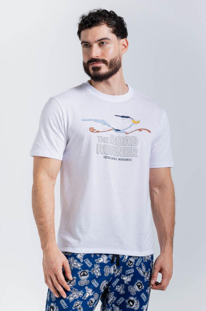 Camiseta Manga Corta Clásica Bronzini Looney Tunes