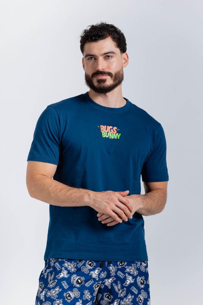 Camiseta Manga Corta Clásica Bronzini Looney Tunes