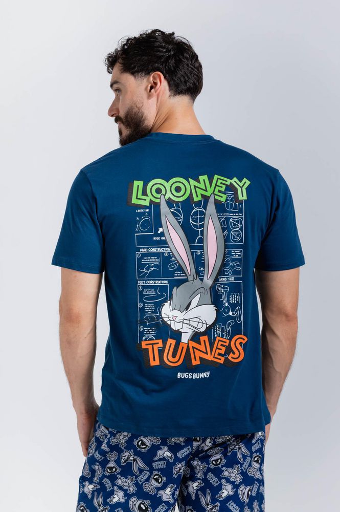 Camiseta Manga Corta Clásica Bronzini Looney Tunes