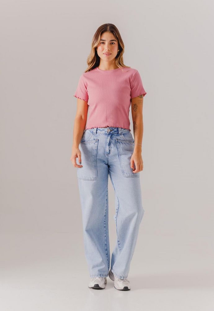 Camiseta Manga corta Regular fit PEOPLE