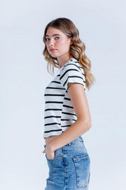Camiseta Manga Corta Ray Ajustada PEOPLE