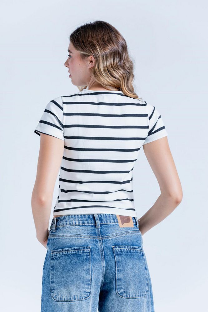 Camiseta Manga Corta Ray Ajustada PEOPLE