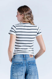 Camiseta Manga Corta Ray Ajustada PEOPLE
