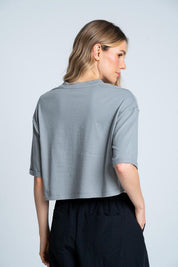 Camiseta Manga Corta Recogido Oversize PEOPLE