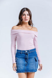 Camiseta Manga Larga Ajustada PEOPLE
