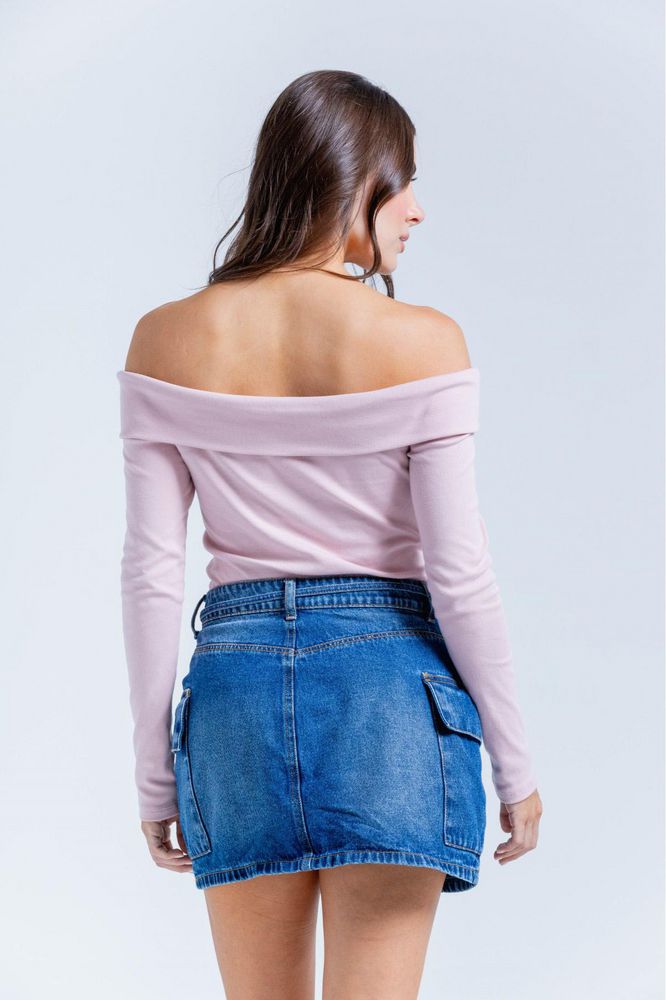 Camiseta Manga Larga Ajustada PEOPLE