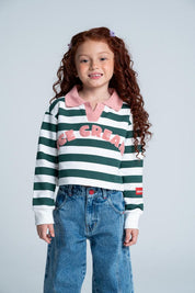 Camiseta Manga Larga Cropped PEOPLE