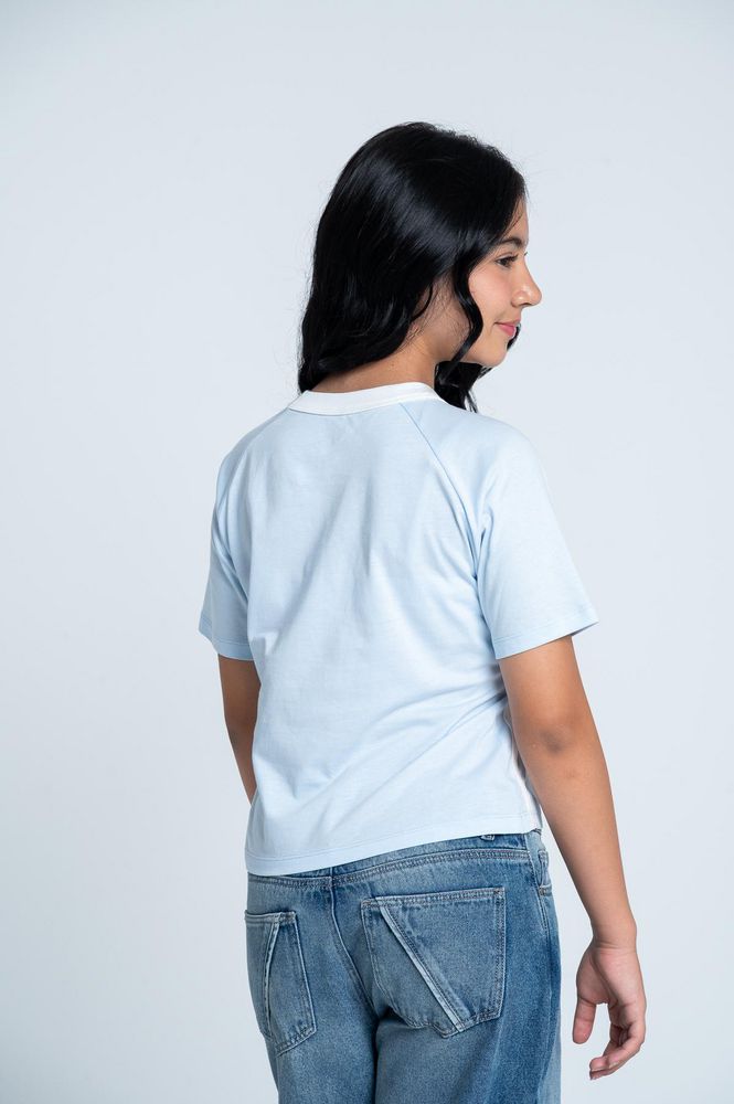 Camiseta Manga Ranglan Ajustada PEOPLE