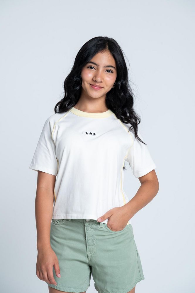 Camiseta Manga Ranglan Ajustada PEOPLE