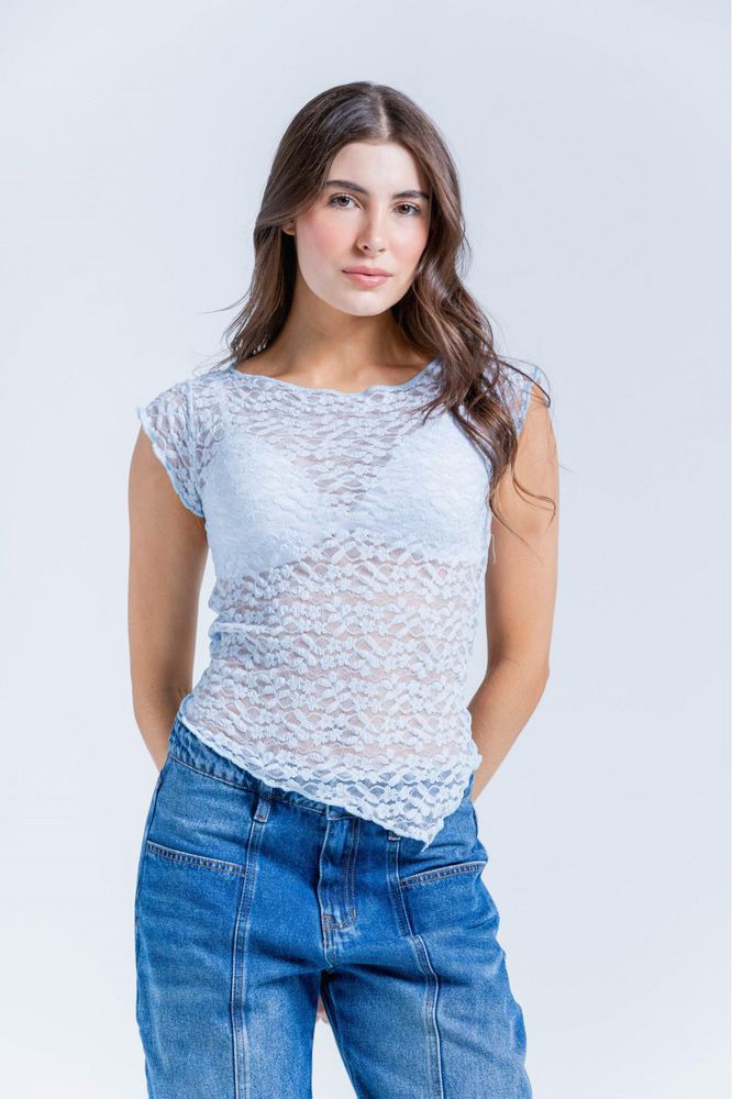 Camiseta  Manga Sisa Ajustada PEOPLE