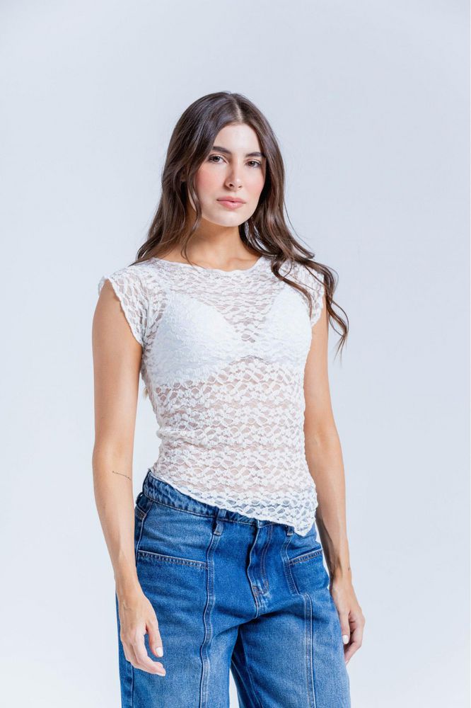 Camiseta  Manga Sisa Ajustada PEOPLE