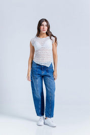 Camiseta  Manga Sisa Ajustada PEOPLE