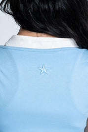 Camiseta Manga Sisa Ajustada PEOPLE