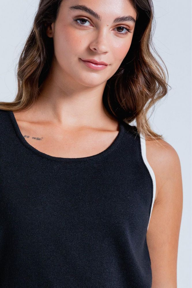 Camiseta Manga Sisa Tejida Ajustada ARKITECT