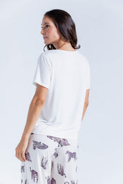Camiseta Pijama Ajustada BRONZINI
