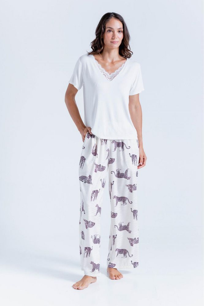 Camiseta Pijama Ajustada BRONZINI