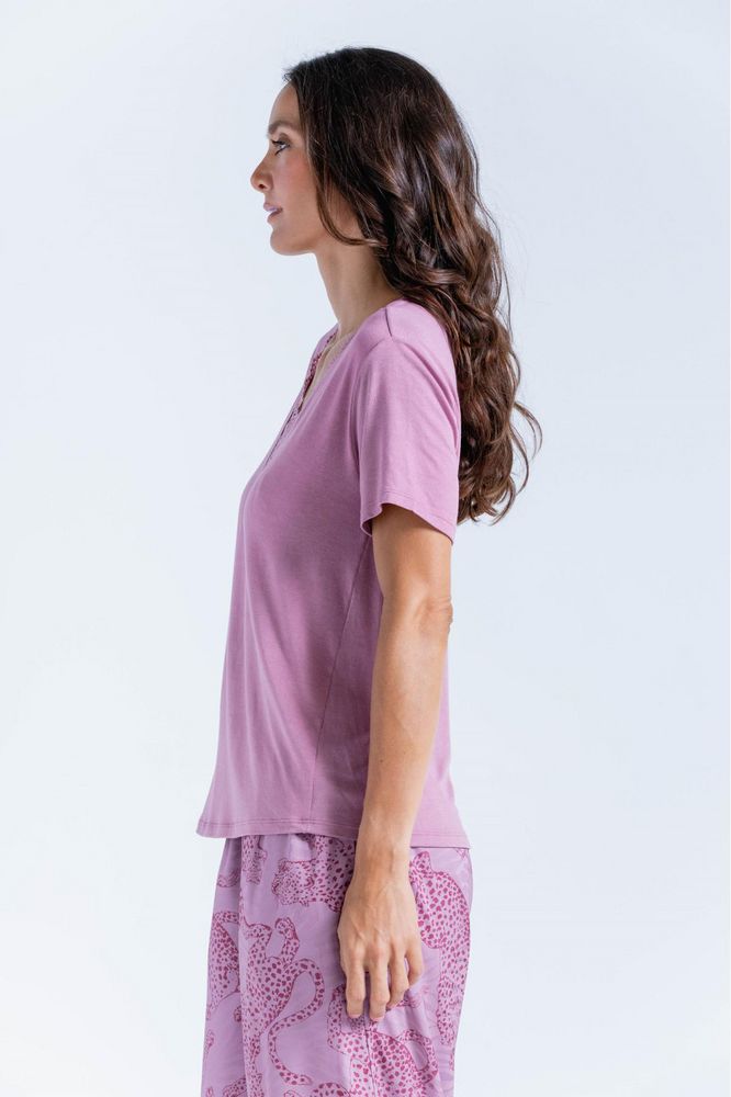 Camiseta Pijama Ajustada BRONZINI