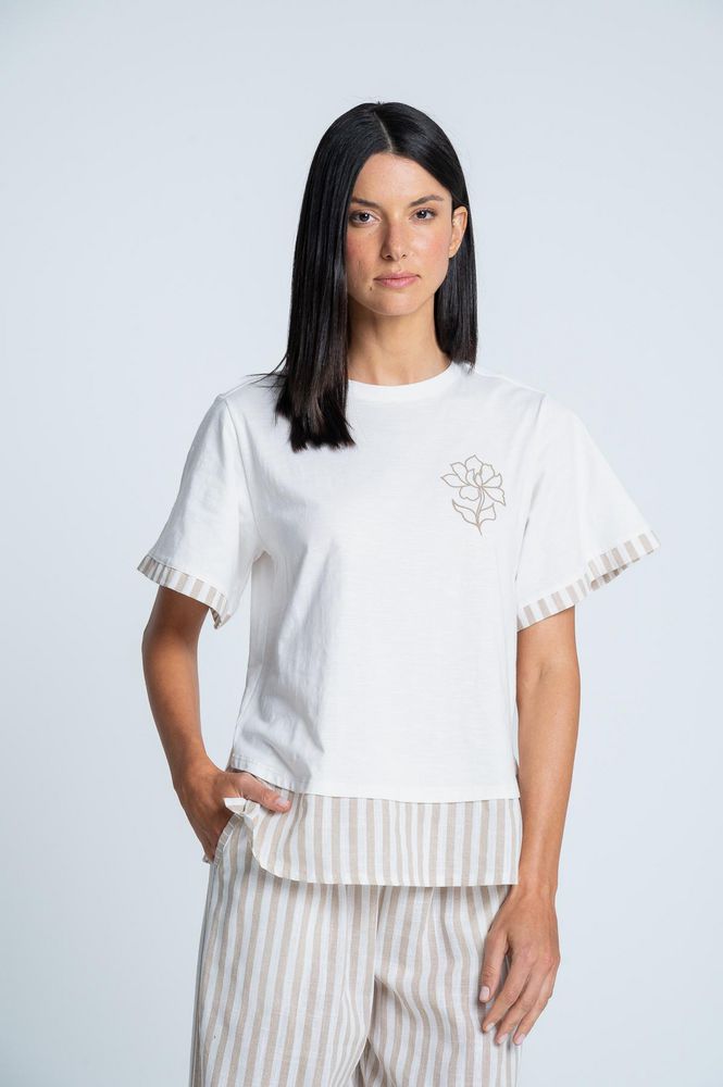 Camiseta Pijama Amplia BRONZINI