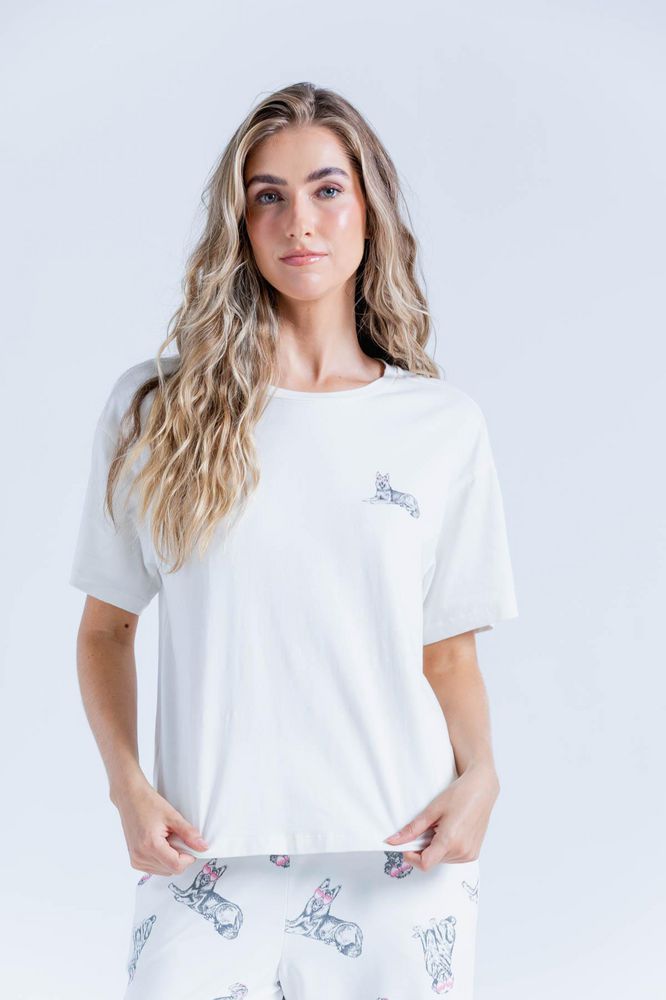 Camiseta Pijama Amplia BRONZINI