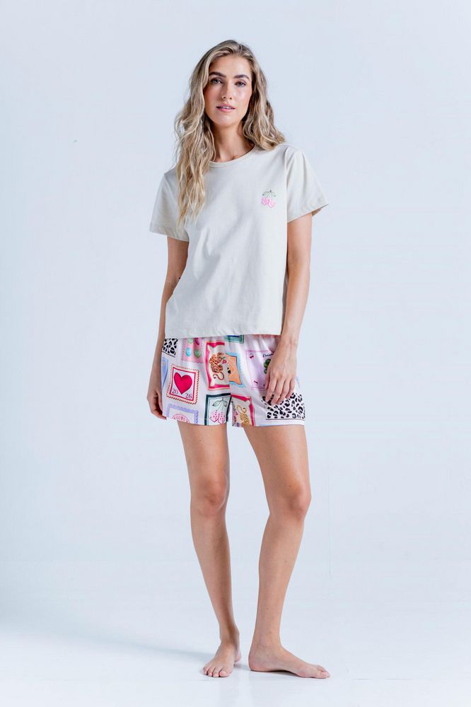 Camiseta Pijama Amplia BRONZINI