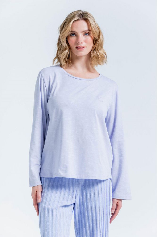 Camiseta Pijama Manga Larga BRONZINI