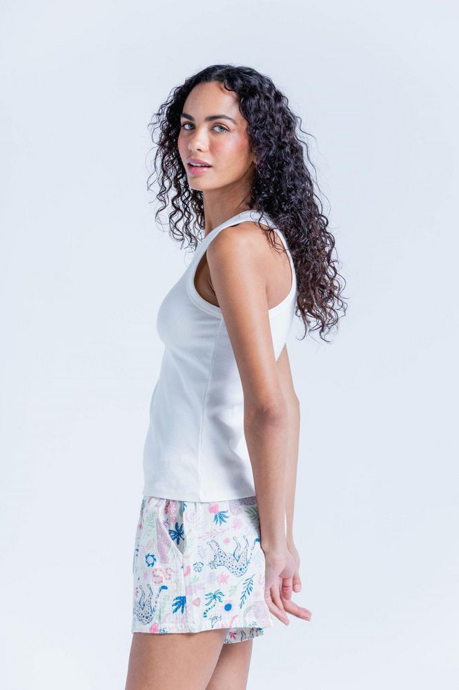Camiseta Pijama Sisa Ajustada BRONZINI