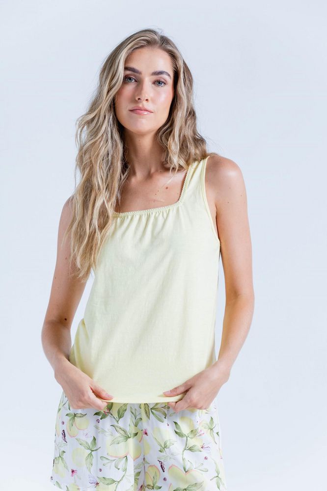 Camiseta Pijama Tiras Amplia BRONZINI