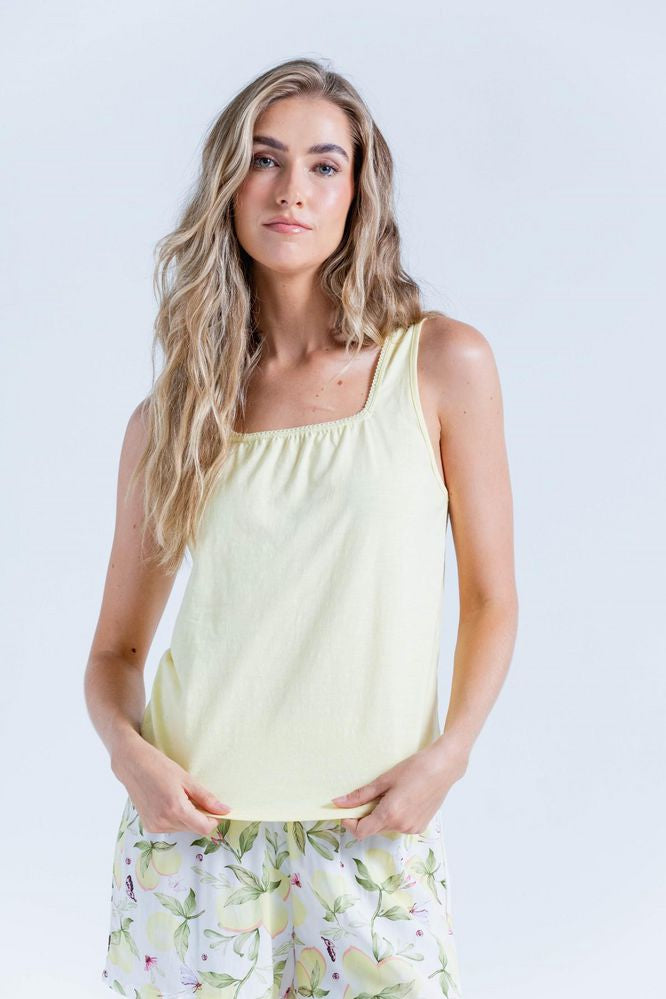 Camiseta Pijama Tiras Amplia BRONZINI