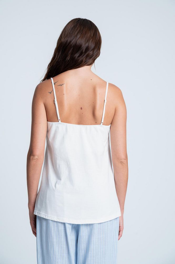 Camiseta Pijama Tiras Amplia BRONZINI